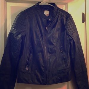 NWOT faux leather jacket